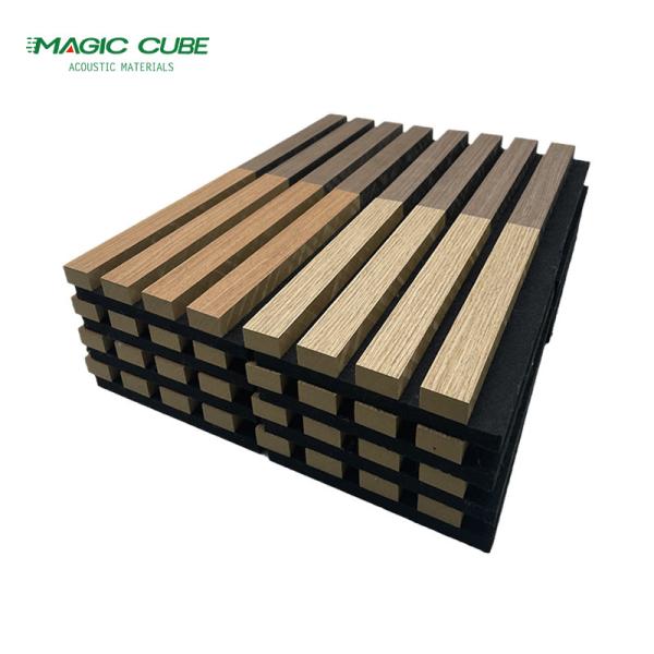 Painted Finish MDF Polyester Fiber Acoustic Panel for Modern Interior Wall