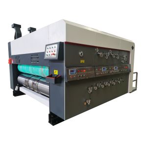 Flexo Printer Slotter Diecutter Stacker Machine Automatic Flexo Printing