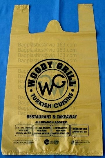 100 Compostable Biodegradable Shopping Bags - T-Shirt Style Carry Bags For Trash Or Grocery - Super Strong Holds 25 Poun