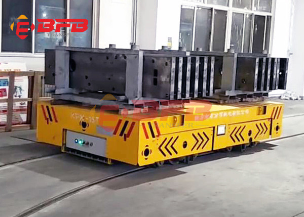 Plc Battery Power 50ton Motorized Railway Vehicles For Mold Plant