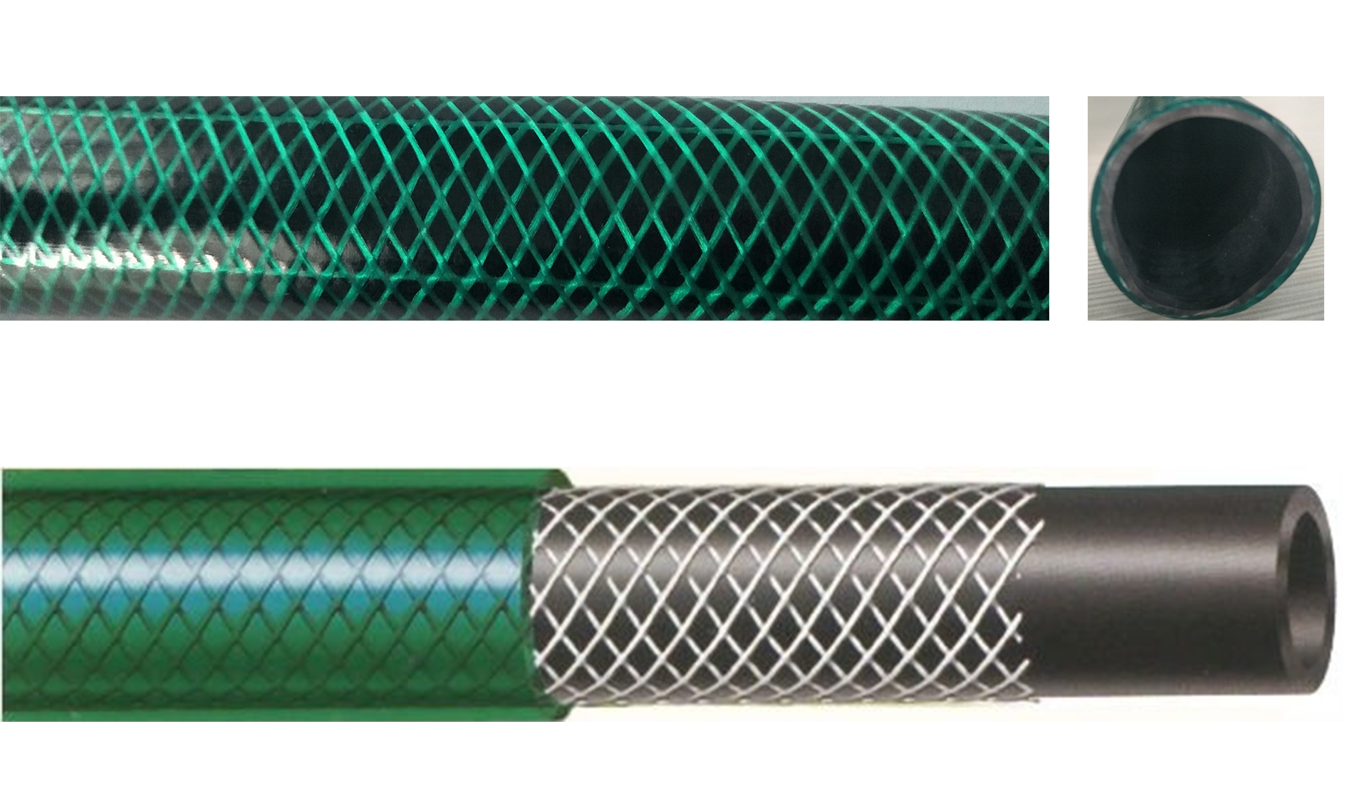 Steel Wire Suction PVC Flexible Tubing High Pressure UV Chemical Resistant Thick Vinyl Hose Tube, 10 FT