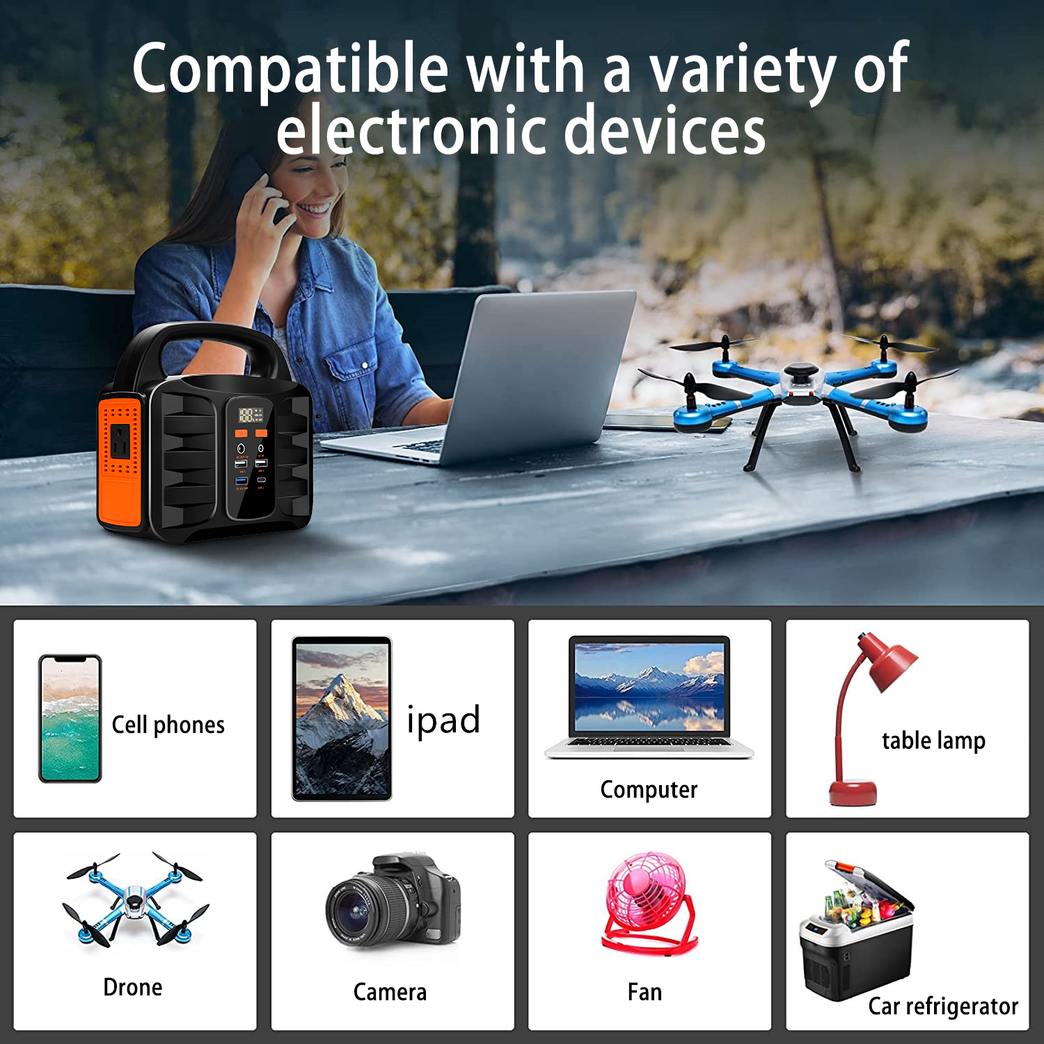 industrial Lithium portable power station generator 150W