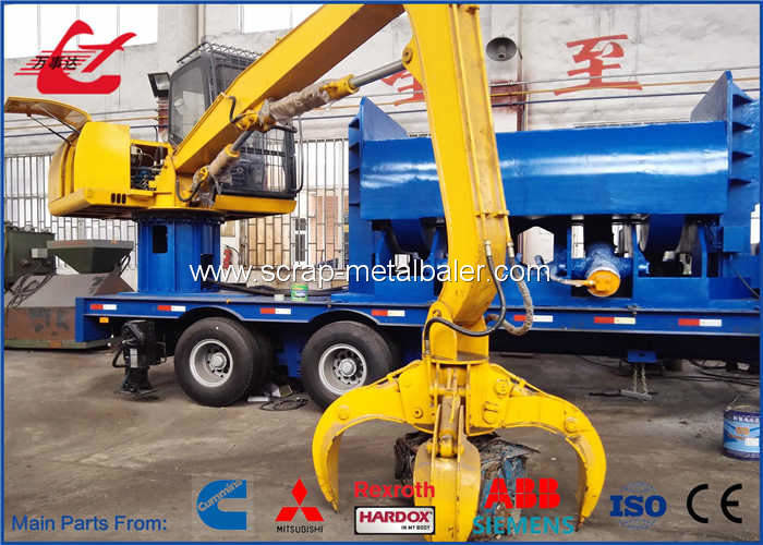 Portable Hydraulic Steel Scrap Baler Logger Press Remote Control Y83/D-3000A