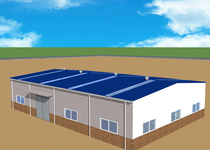 Q235 Space Frame Steel Structure Fireproof Prefab Metal Structure Warehouse