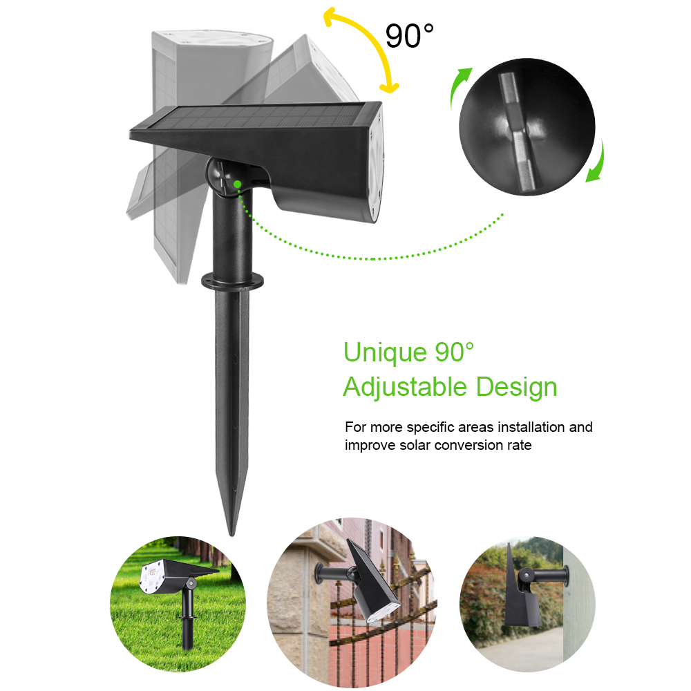 Solar Lights Outdoor, Solar Powered Pathway Landscape Light For Garden /Lawn/Patio/Yard/Walkway/Driveway- Made of Rust-Free