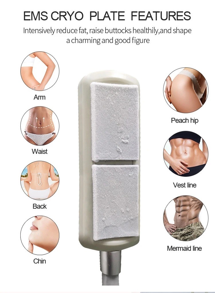 Portable Fat Freezing Machine Slimming Fat Cellulite Removal Cryotherapy Device Cryo Plates