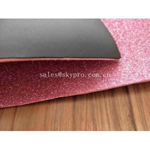 A4 Size Glitter Sparkling Foam Insulation Sheets / Custom Goma Foamy Sheets