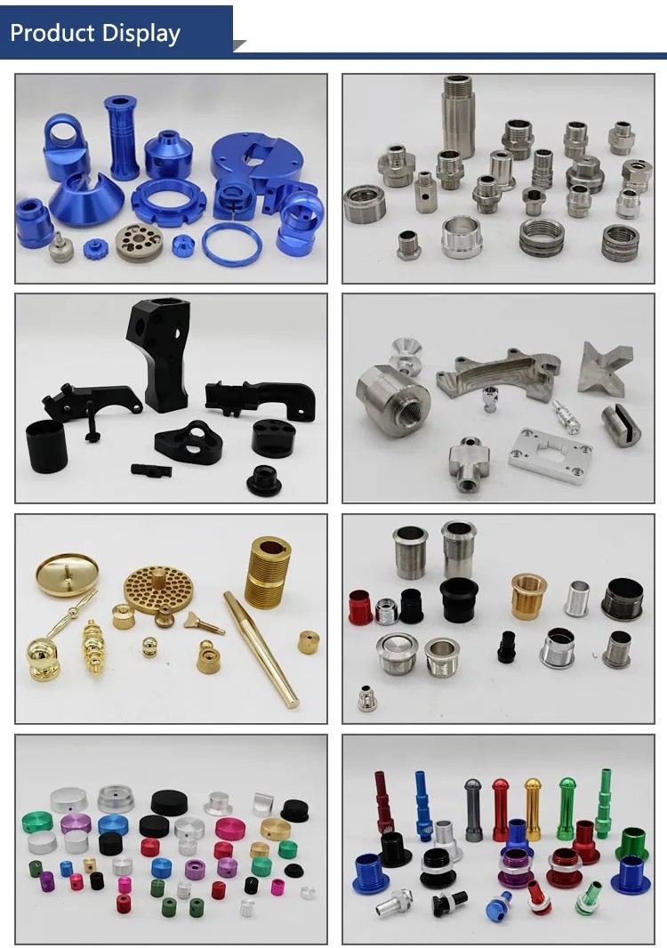 Precision Metal Aluminum CNC Machined Parts Anodized Color Custom