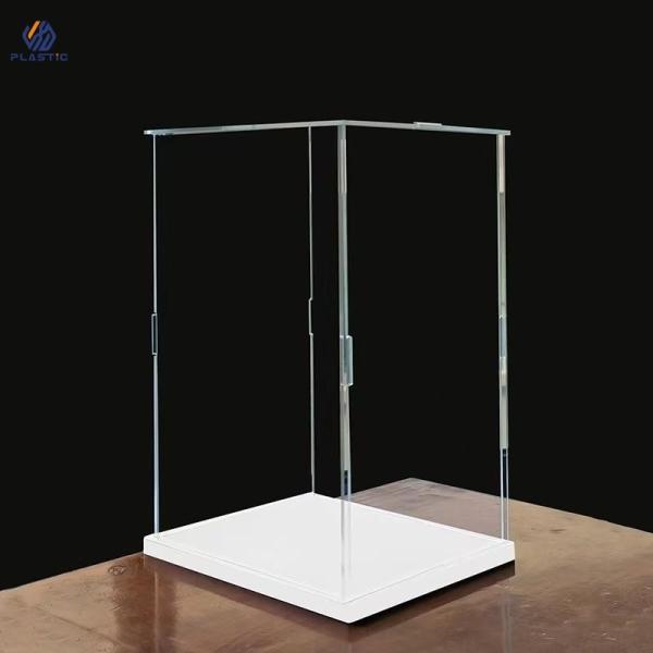 Multifunctional Dust Proof Acrylic Display Box Clear Display Case Customizable
