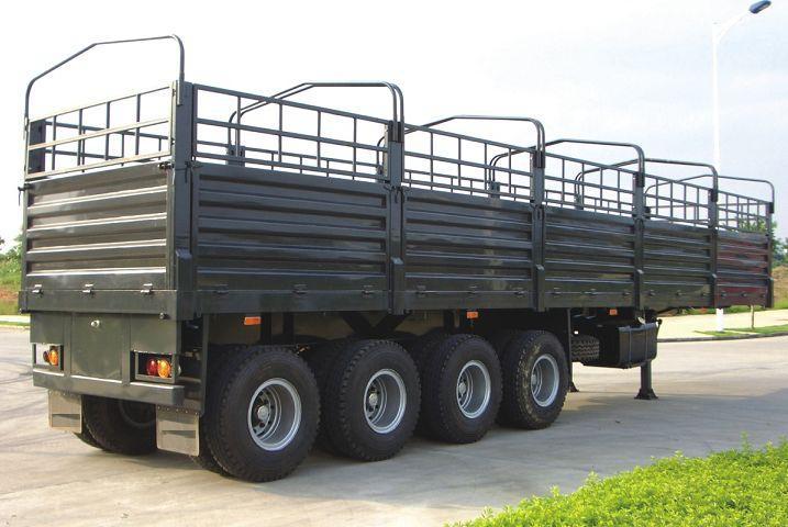 sinotruk 60 ton 4 axles storehouse trailer