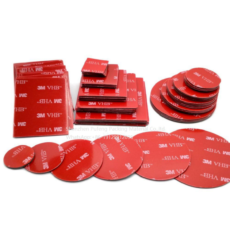 Double Sided Acrylic Die Cut Adhesive Tape 3M Slitting Waterproof