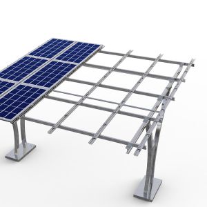 Ground Mount Racking System Lightweight Al6005-T5 With 25years Using