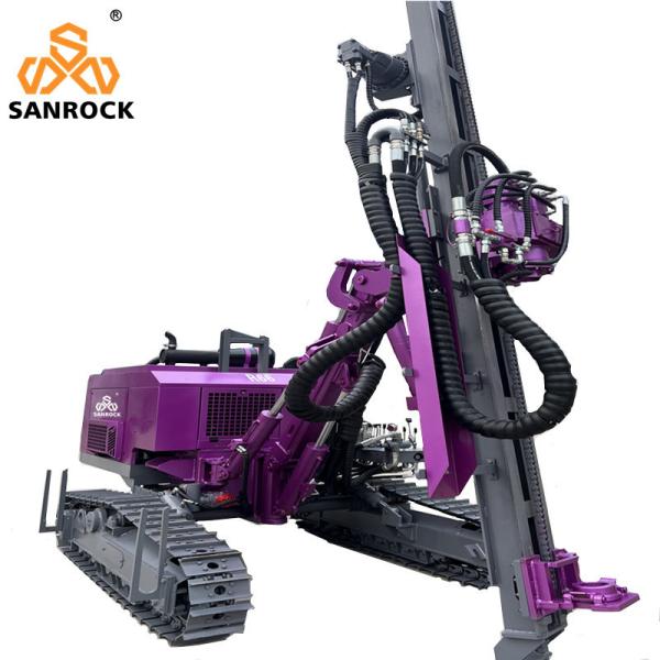 Rotary Blasthole DTH Drilling Machine Diesel 73.5kw Mining Crawler Hydraulic