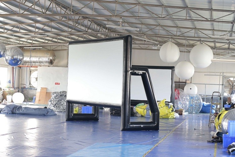 Blow Up Projector Screen Outdoor Airtight PVC Tarpaulin Inflatable Cinema Screen