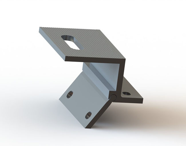 Adjustable Clamp Solar Panel System , Solar Panel Mounting Bracket T5 State