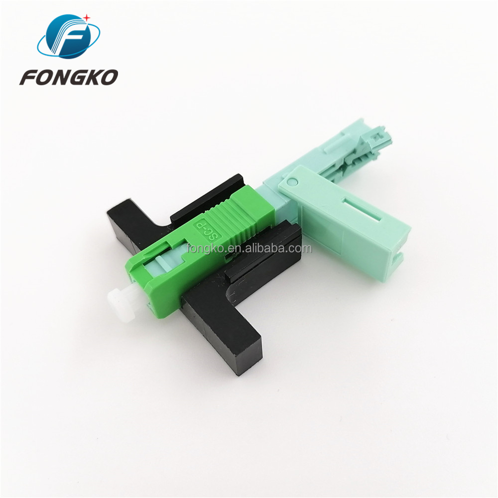 Waterproof APC Quick Assembly Connector Sc Fiber Ends