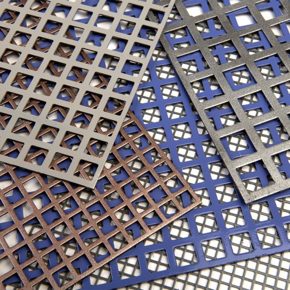 PVDF Coating Architectural Square Aluminum Perforated Panels Decorative Metal Perforated Sheet