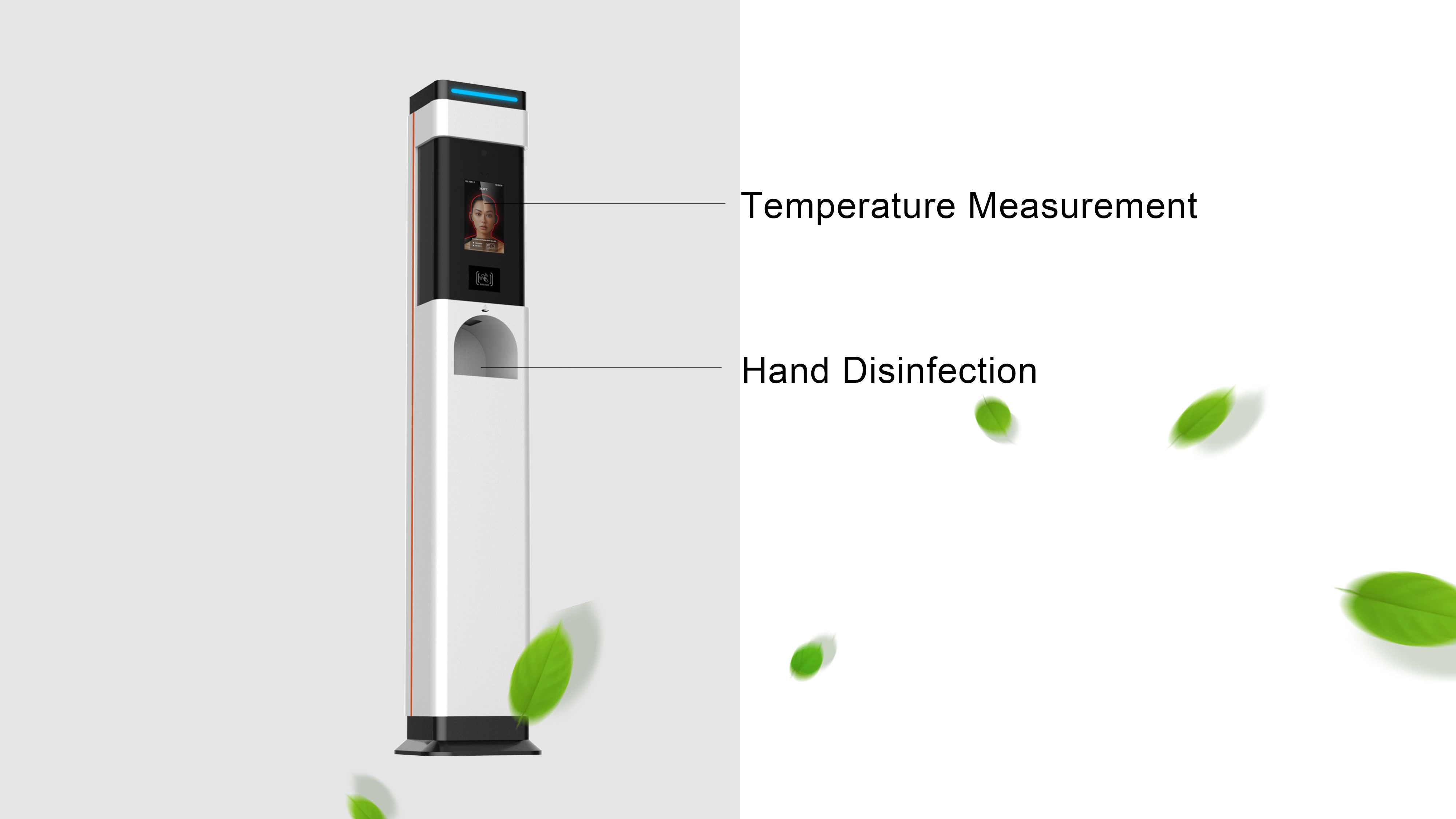 Electronic Forehead Digital Infrared Thermometers Support Wired WIFI 4G