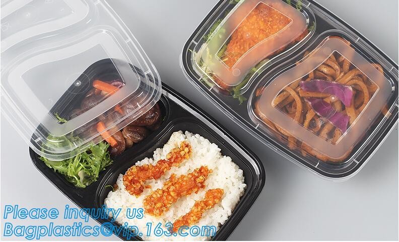 Meal Prep Containers Free Sample Bento Lunch Box Biodegradable Food Container Plastic Wheat Straw Lunch Box bagplastics