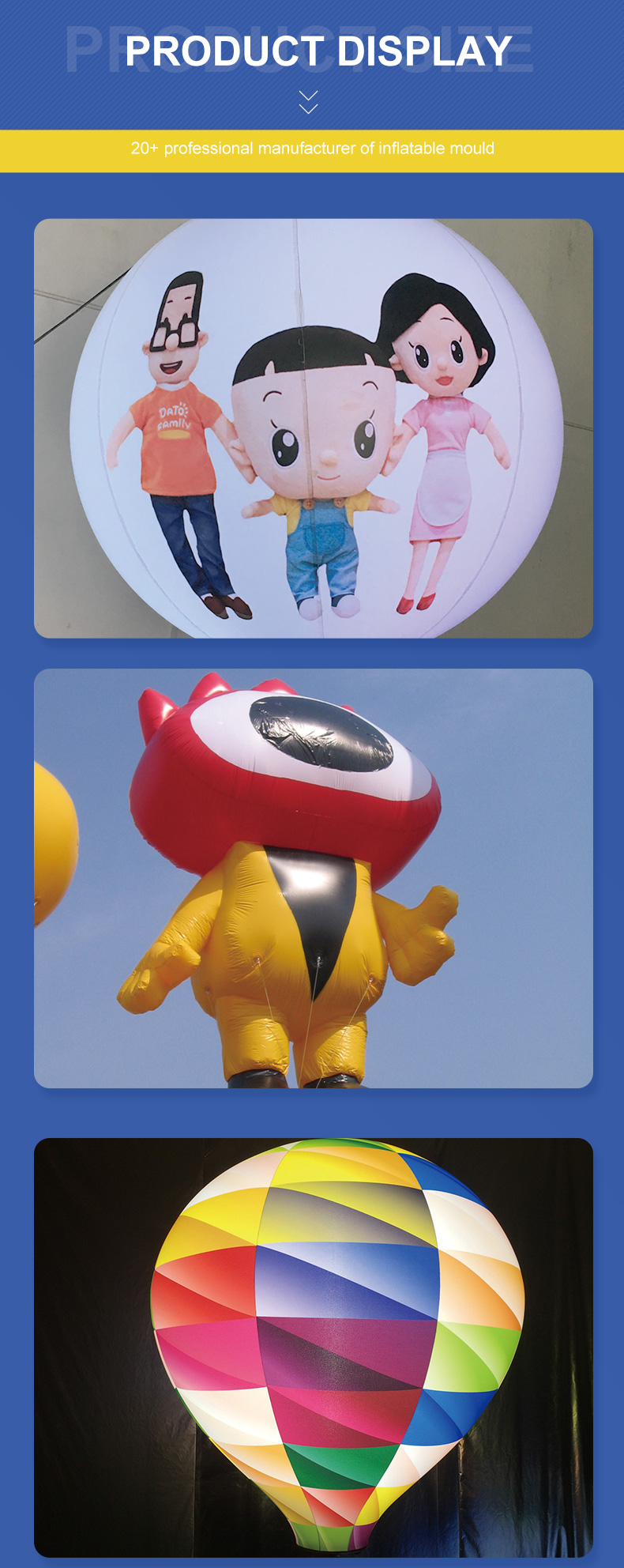 Inflatable Big Helium Balloon Logo Print Sky Fly Balloon Inflatable Fly Sphere for Advertising