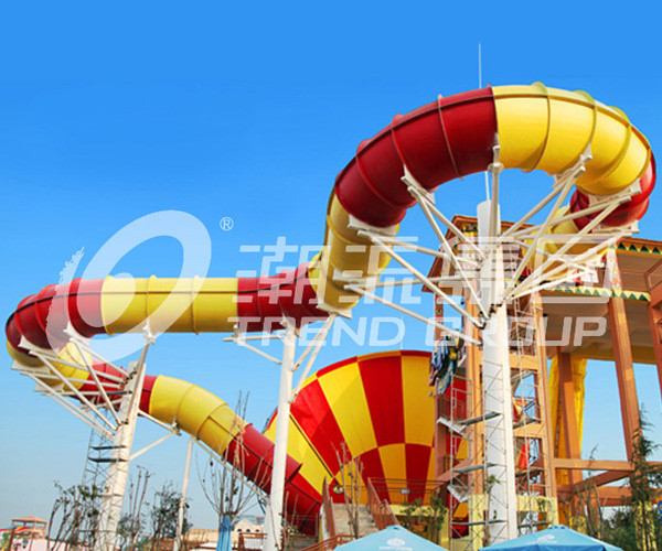 Funny Family Tornado Water Slide Games Outdoor Playground Equipment