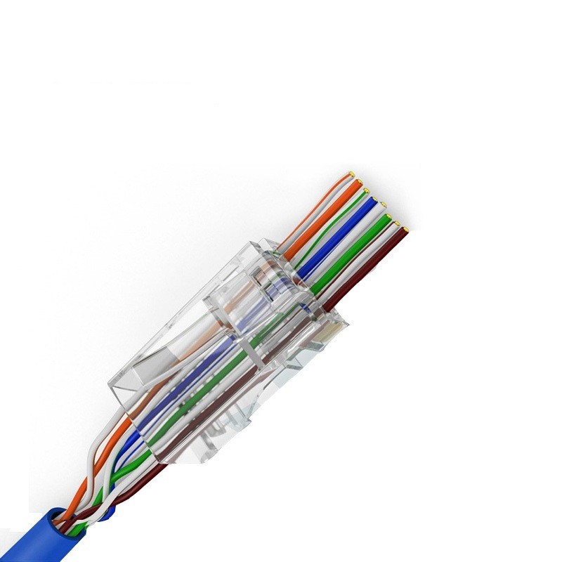 China 1000Base-T EZ 8p8c RJ45 Connector Utp Cat6 Rj45 Modular Plug on sale