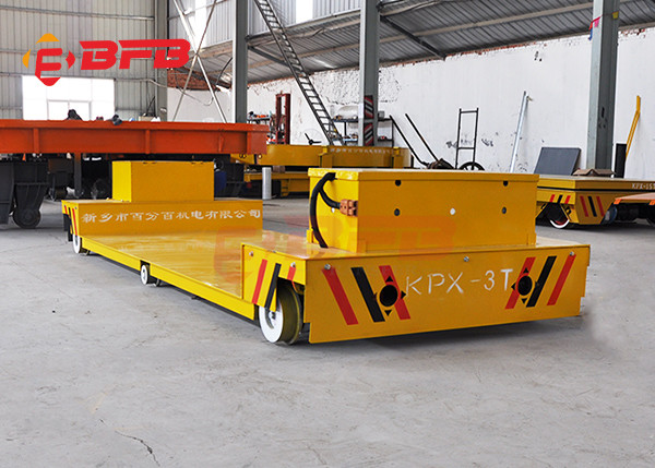 Warehouse Track Self Loading Motorized Transfer Trolley
