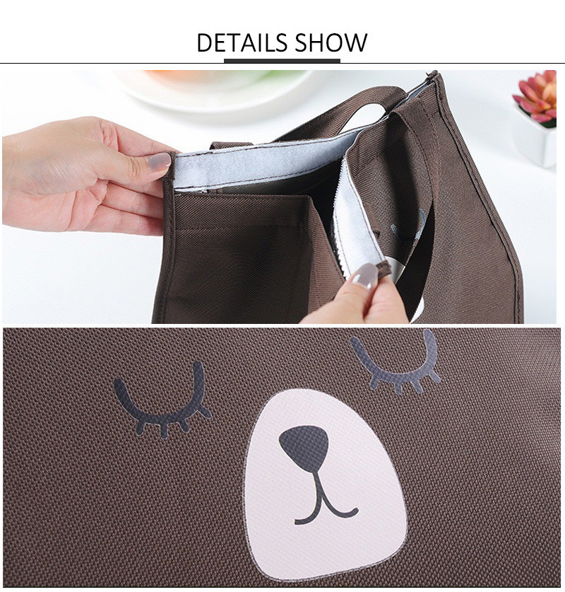 dirt proof 600D Oxford Thermal Lunch Tote Bags