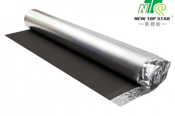 16.9m Length EVA Foam Underlayment Black / Silver Vapor 3-In-1 Flooring