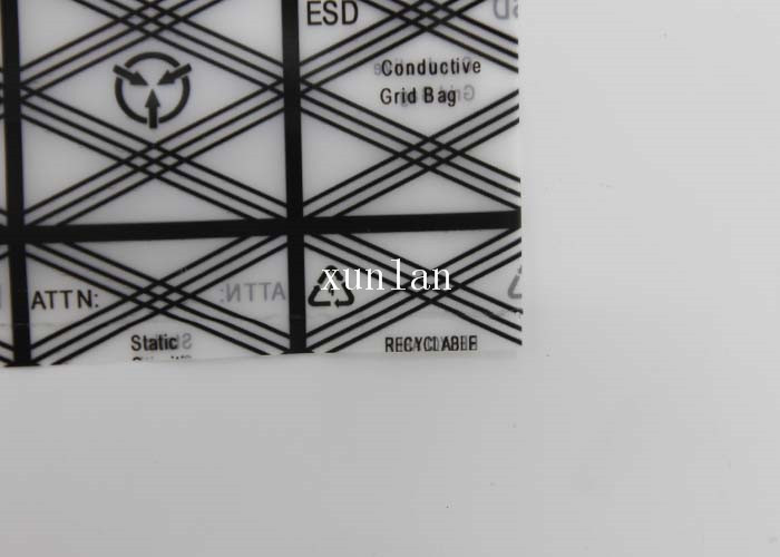 Shiny Anti Static Poly Bags For Electronics Conductive Moisture Resistant