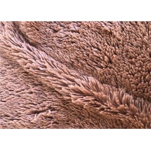 100% Polyester Spandex Long Pile PV Plush Fabric Knitting