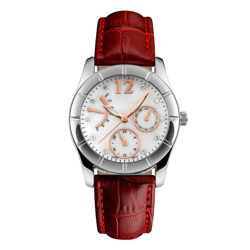 Customized Service Stainless Steel Quartz Wrist Watch Buckle Clasp Type Waterproof