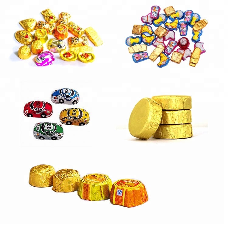 Variety of Shapes Automatic Wrapping Machine for Foil/Paper Material in Confectionery