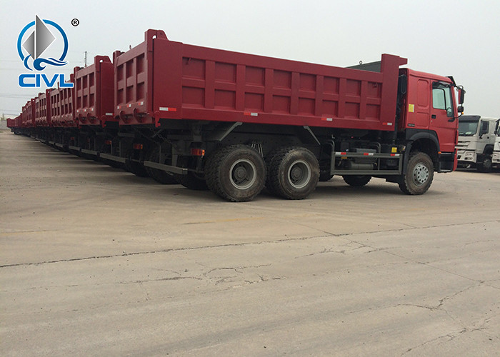 6X4 HOWO New Dump Truck Engine 336hp/371hp ZZ3257N3847 Wheelbase 3800mm