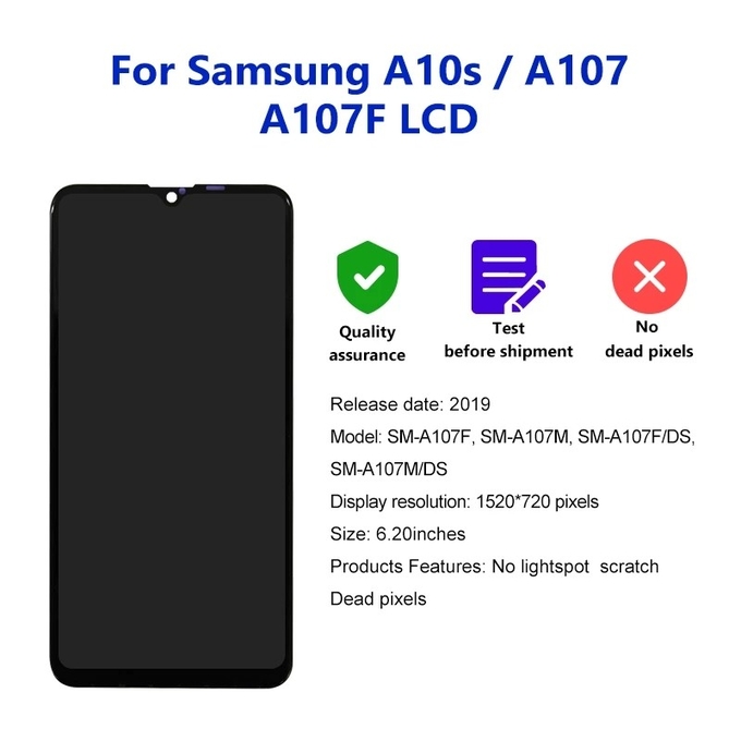 Cell Phone Lcd Screen 6.2" For SAM Galaxy A10s 107F A107FD A107M replacement lcd screens