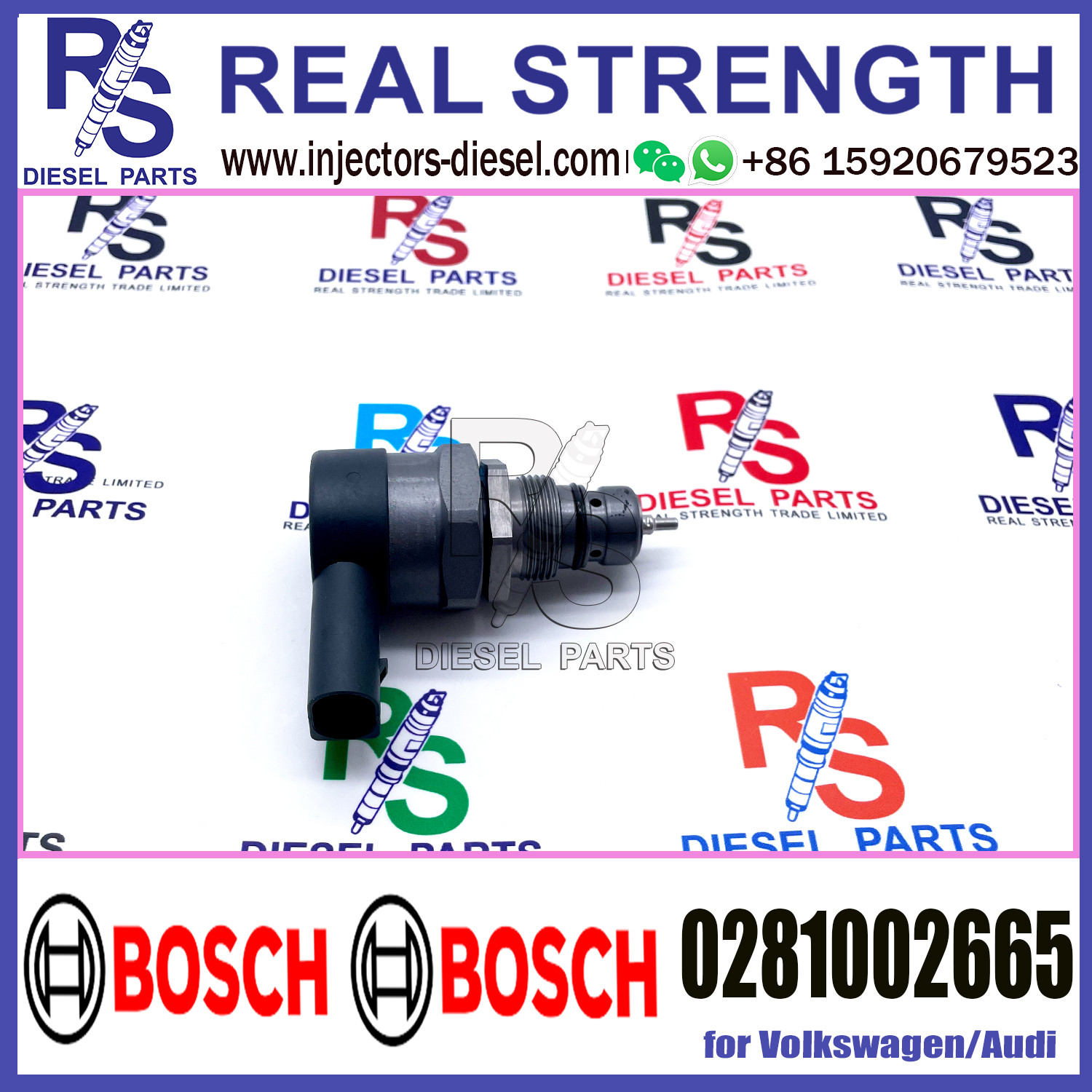 BOSCH Control Valve DRV Regulator Solenoid 0281002665 for Volkswagen/Audi/cylinder head