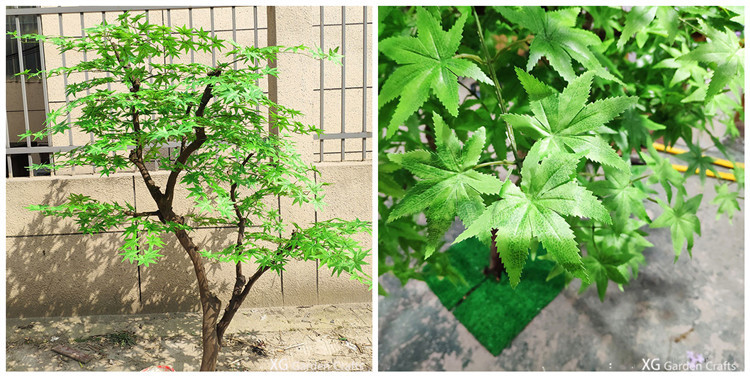 Fire Proof Artificial Maple Tree For Outdoor Yard Decoration No Termite