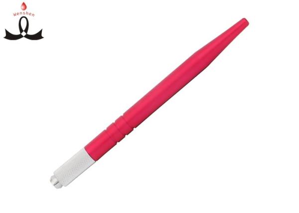 Light Red Manual Tattoo Pen 3D Embroidery Eyebrow Semi Permanent Makeup Tattoo