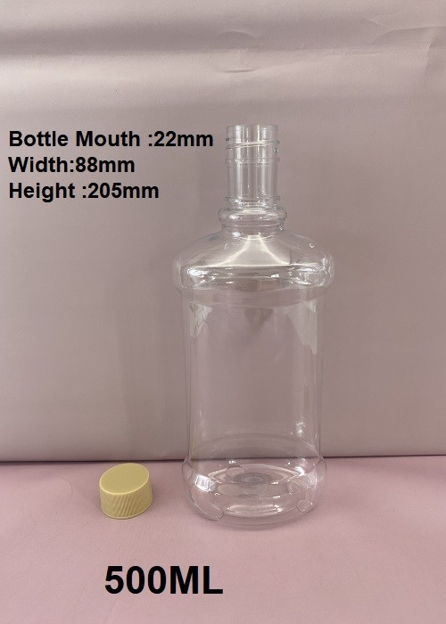 530ML Plastic Lotion Bottles with Pumps, Leak Proof, BPA Free for Shampoo Body Wash, Liquid Hand Soap, Self-Tanner