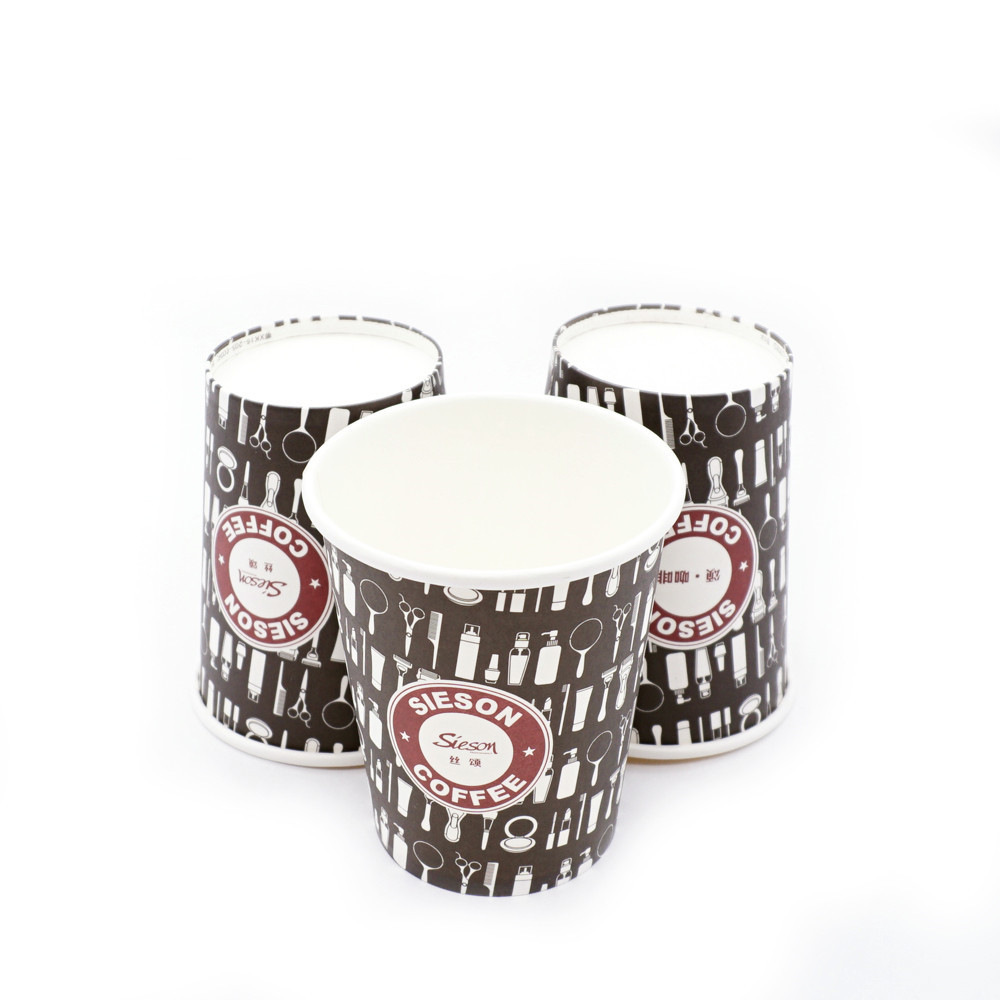 Custom Printed Disposable Cardboard Cups For Hot Drinks Penang