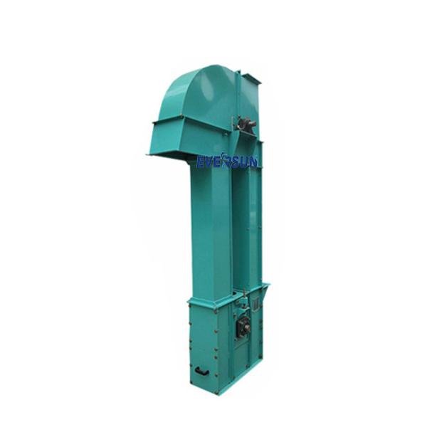 Food Grade Carbon Steel / SS304 / 316 Chain Bucket Elevator Conveyor For Wet