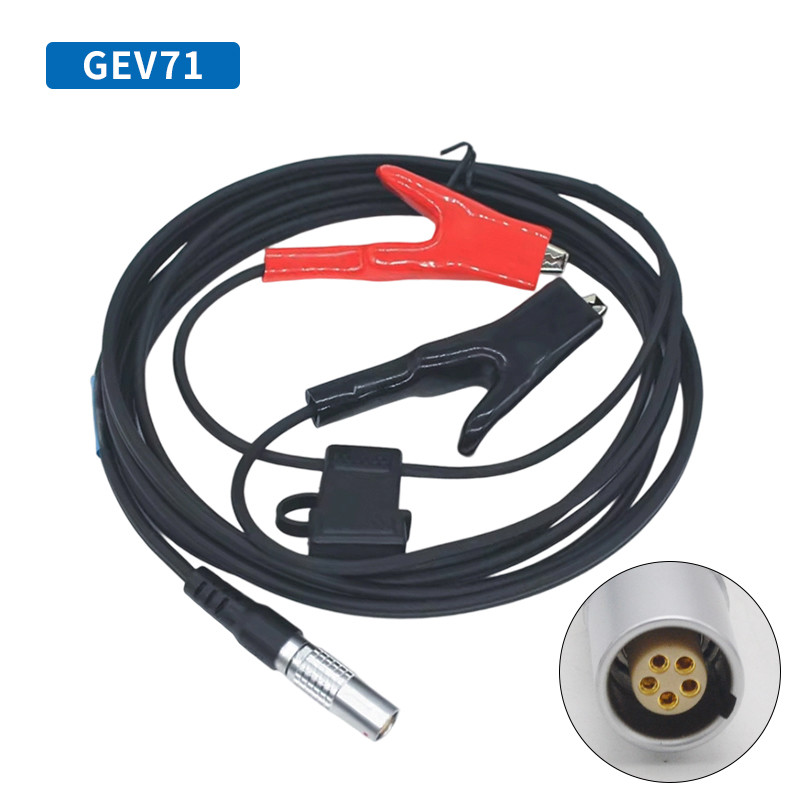 GEV220 GEV270 GEV71 Y Cable Connector For Leica TS/TM60/50/30 Total Station To Connect To PC And External Battery Power