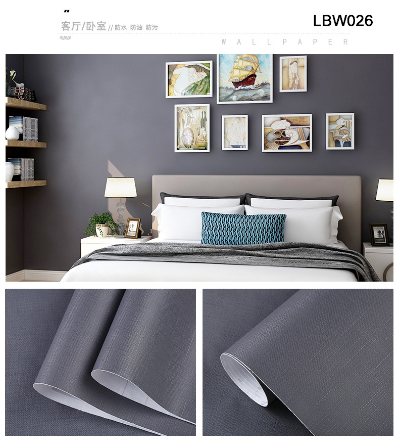 Add a Touch of Elegance with Our PVC Self Adhesive Non-woven Wallpaper Embossed Surface