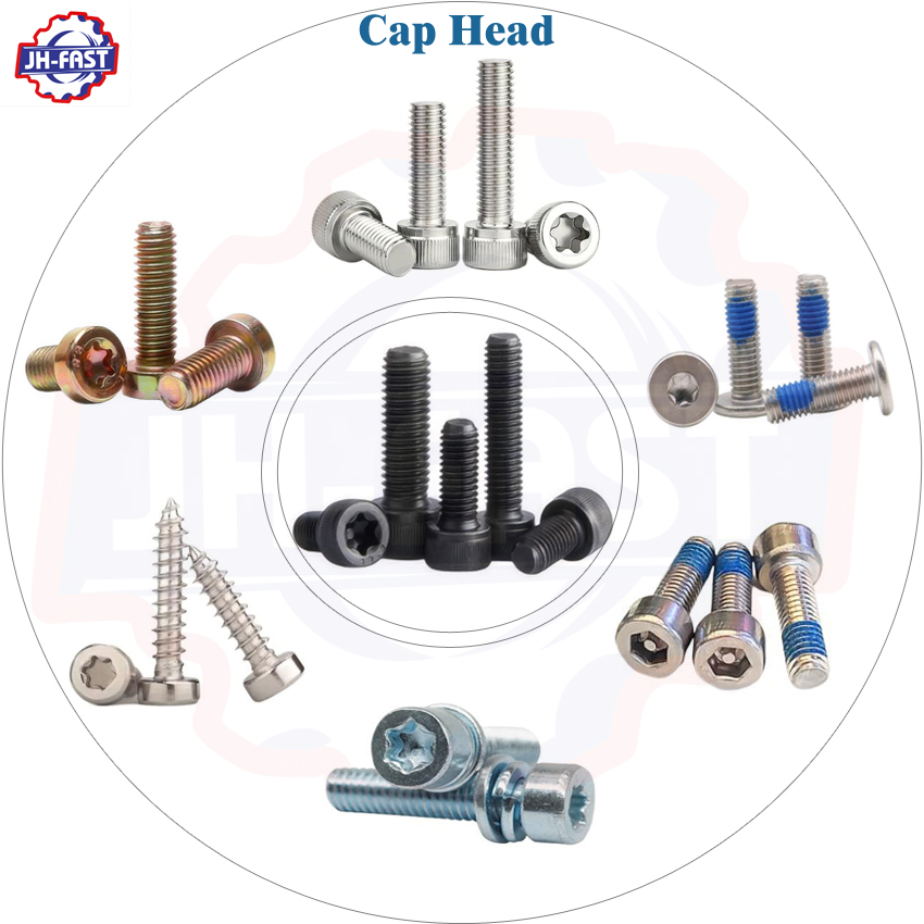 Sample Tamper Proof Anti-Theft Screws M2 M2.5 M3 M3.5 M4 M5 M6 M8 Black Star Wood Deck