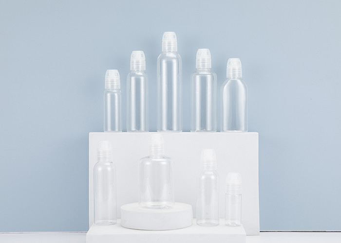 Flip Cap Empty Plastic Bottle Container With Clamshell Travel Small