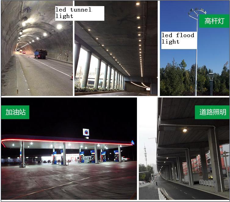 Bridgelux cob 100W 120W led cob flood light led Tunnel lamp140LM/W Red green green blue yellow color with AC85-265V
