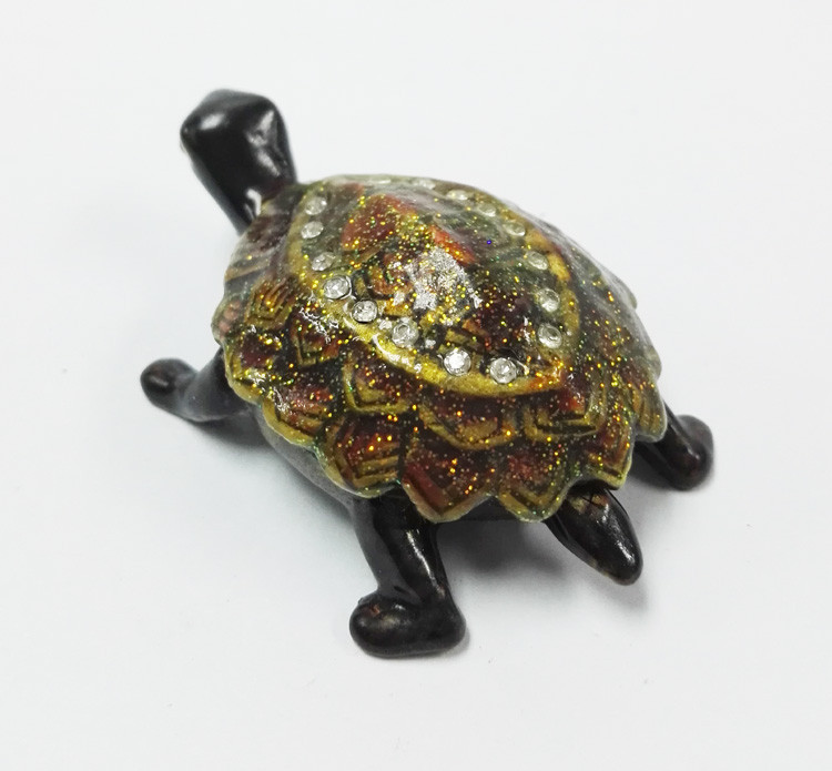Turtles Trinket Box Home Decorative Box turtle trinket box metal jewelry box for wedding