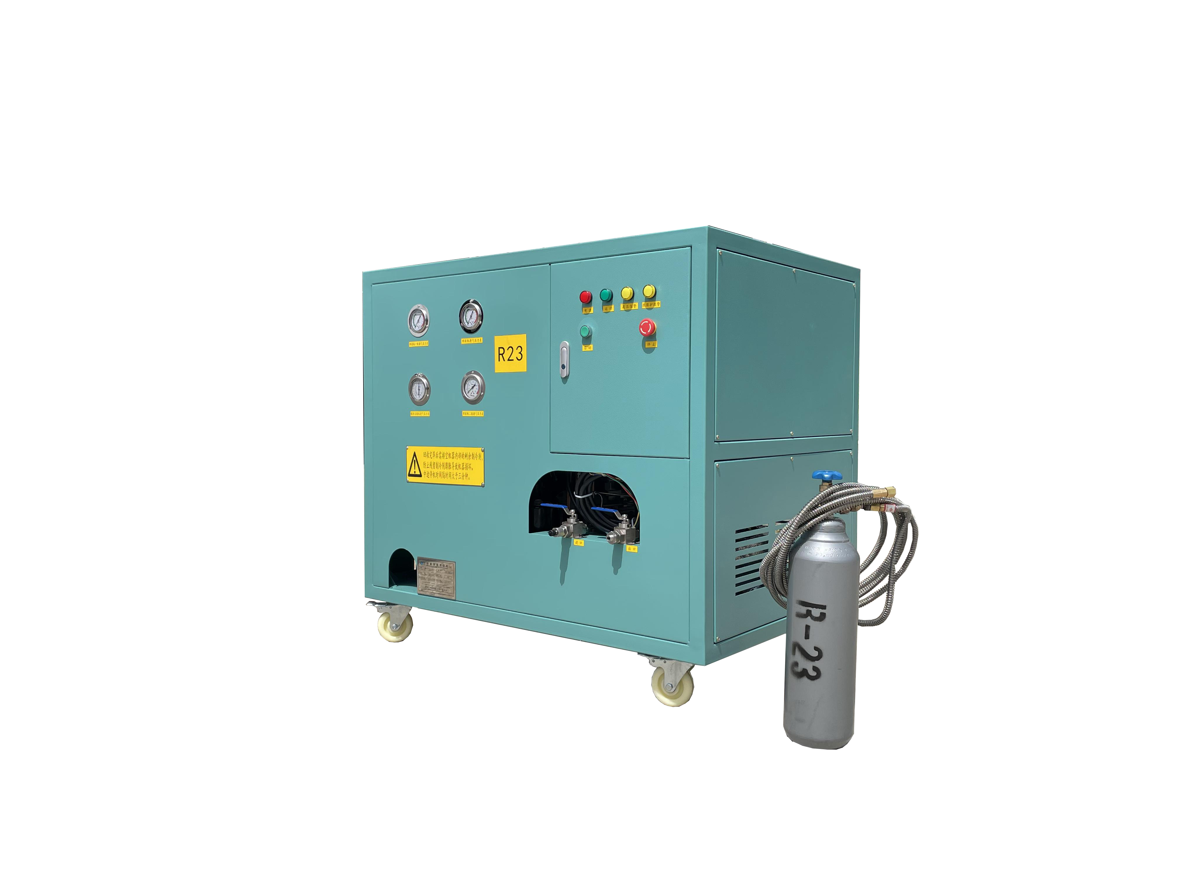 High Pressure Refrigerant Recovery Recharge Machine R23 SF6 Freon Recovery Charging Machine