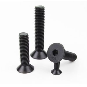 Black Finish DIN 7991 Countersunk Hexagon Socket Bolt with Customer Requirements