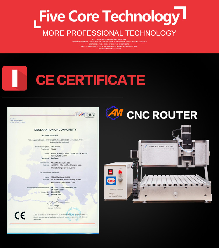 CNC router for marble engraving 3040 4 axis 3d cnc router High precision AMAN3040 cnc carving machine